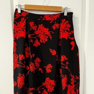 Who What Wear Floral Skirt, Size 4